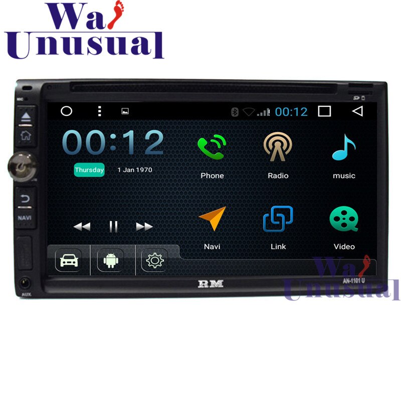 6.95 2DIN ȵ̵ 6.0  GPS Navi WIFI + BT + DVR + ̷ ũ +  ھ 16GB + TV + 3G + 800*480 